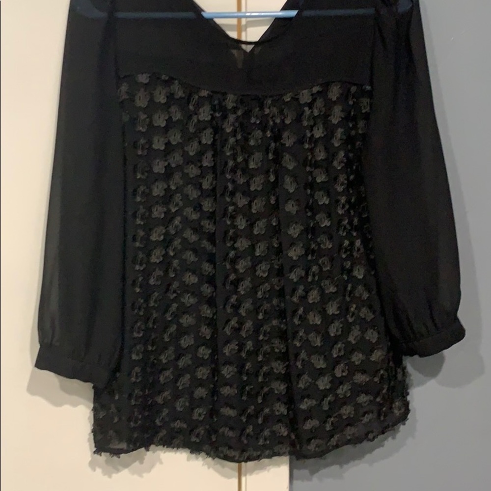 Madewell hand stitched silk blouse
